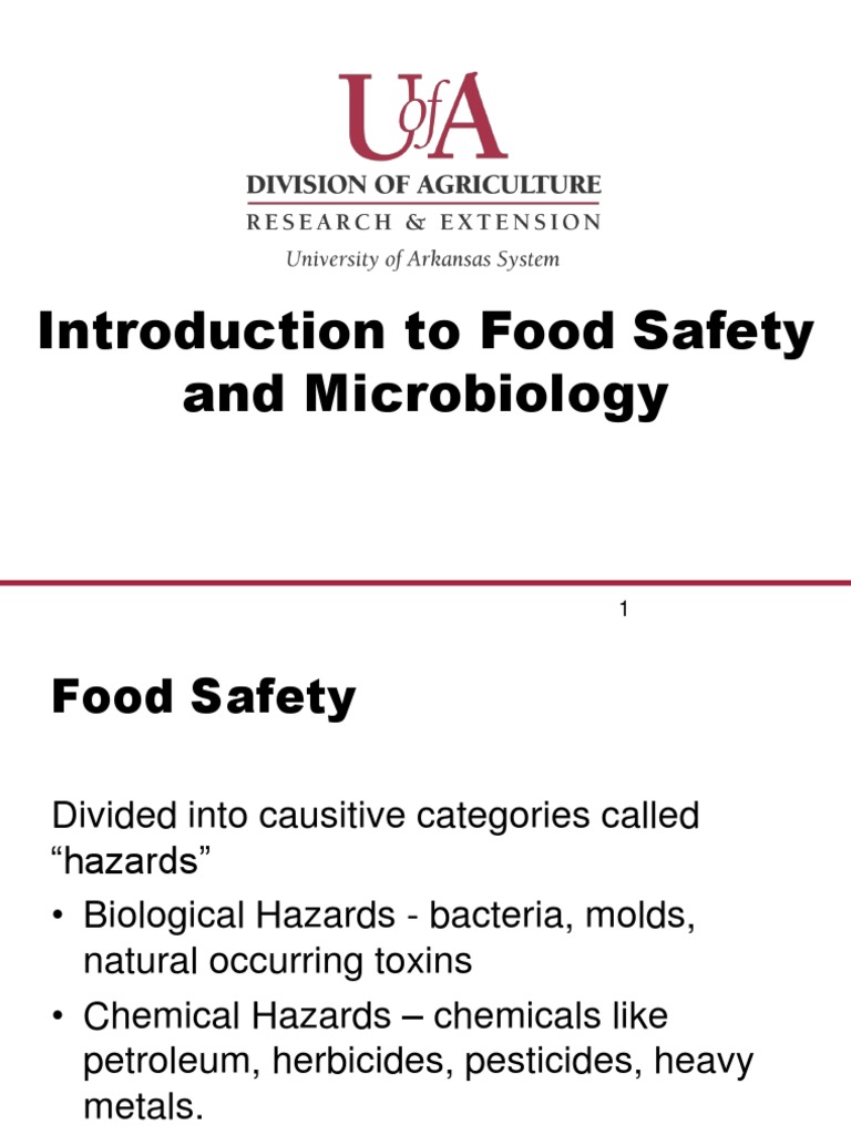 Food Safety and Microbiology Overview | PDF | Bacteria | Foodborne Illness