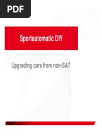 Sportautomatic DIY: Upgrading Cars From non-SAT