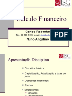 Calculo Financeiro Cap I e II v1