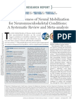 The Effectiveness of Neural Mobilization For Neuromusculoskeletal Conditions: A Systematic Review and Meta-Analysis