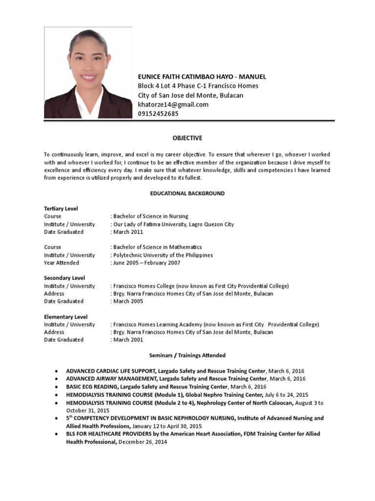 Eunice Faith Manuel 2019 PDF Pharmacy Nursing