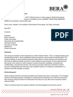 Ethical Issues in Online Research PDF