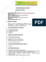 Manual de Descripción, Clasificación y Valoración de Puestos PDF
