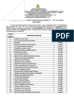 Resultado - Curso de Libras Módulo Básico - 3 e 5 Feiras Noturno