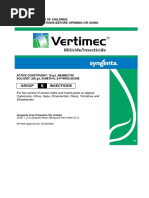 Vertimec Label - 50772-0801