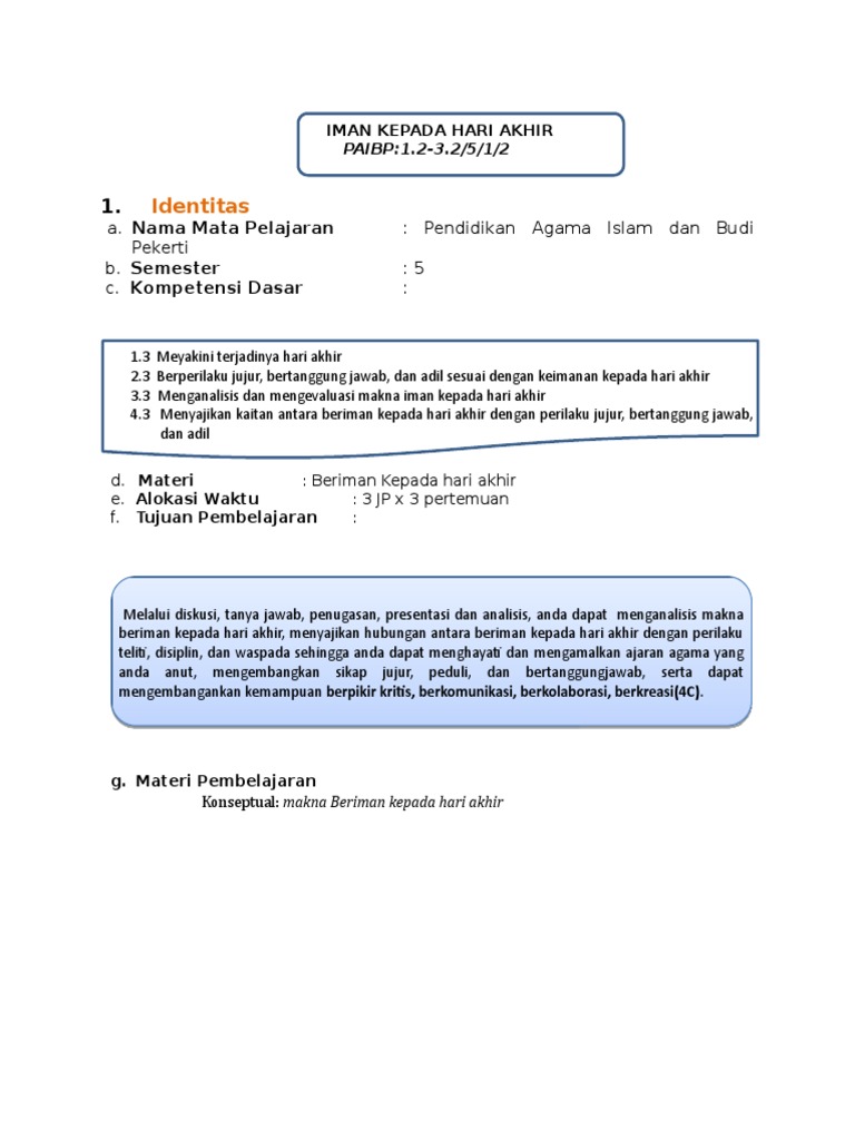 1 2 Ukbm Beriman Kepada Hari Akhir Docx