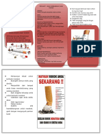 Leaflet Bahaya Asap Rokok