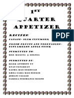 1 Quarter Appetizer: Recipes
