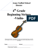 Violin String Beginning