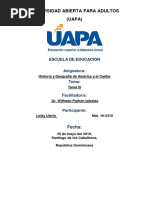 Historia y Geografia de America y El Caribe Tarea 3