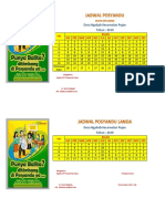 JADWAL POSYANDU Ngabab