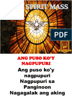 Mass in Filipino: Praising God through song and prayer