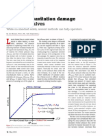 Prediction Cavitation Damage