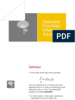 Separable First-Order 2