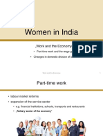 Women in India: Work and The Economy"