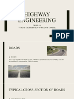 Highway Engineering: GROUP #10 Typical Cross-Section of Roads & Camber