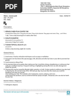 Apollo Hospital Prescription Format | PDF | Health Care | Clinical Medicine
