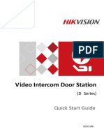 UD06324B Baseline Video Intercom D Series Door Station Quick Start Guide V1.4.23 20170624