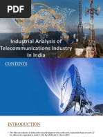 Industrial Analysis of Telecommunications Industry in India