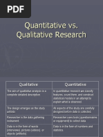 Qualitative VS Quantitative