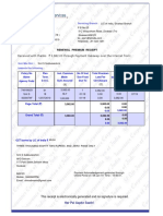 LIC renewal premium receipt