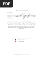 How To Use These Guidesheets: X-Height Space