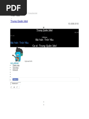 Trot Yeu Loi Bai Hat