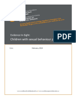 Evidence-Based Guide for Children with Sexual Behavior Problems