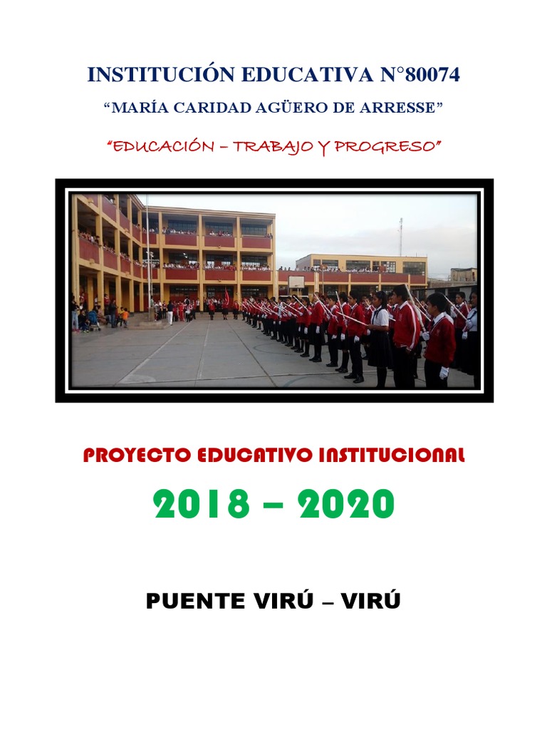 Pproyecto Educativo Institucional - María Caridad Agüero de Arresse