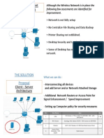 Analysis of Current Network Setup