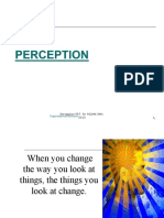 Organizational Behavior 1: Perception PPT For PGDM (RM) 2010 1