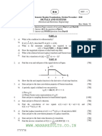 WWW - Manaresults.Co - In: Signals and Systems