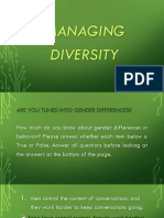 Managing Diversity Part 2