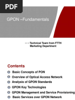 GPON Fundamentals