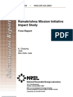Ramakrishna Mission Initiative Impact Study: Final Report