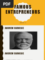 Famous Entrepreneurs