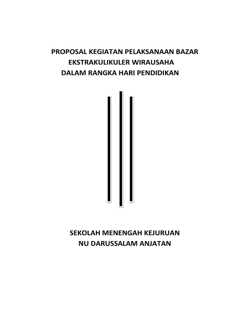 Proposal Bazar Smk Nuda