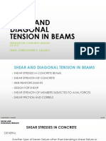 Lecture 3 - Reinforced Concrete - Shear and Diagonal Tension