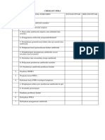 Checklist Ppra