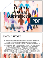 Social Work Settings: Dagdag, Charizma N. Epicurus of Samos Mrs Bautista