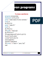Fortran Programs: 1-Cross Sections
