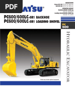 PC600/600LC PC600/600LC: - 8R1 Backhoe - 8R1 Loading Shovel