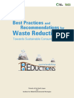 Best Practices Recommendations: Waste Reduction