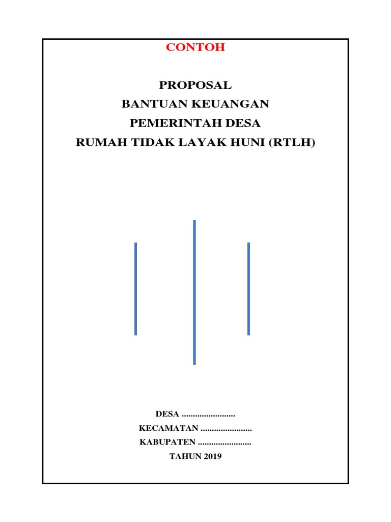 Contoh Proposal RTLH 2019 | PDF | Griya & Taman | Sains & Matematika