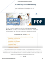 49 Tipos de Marketing Con Definiciones, Ejemplos y Clases PDF