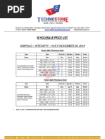 Simpolo Integrity Price List 20-11-018