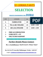 Sanjay Consultants Job Vacancies Dubai