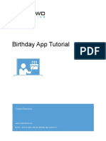 Birthday App Tutorial - CrowdMachine PDF