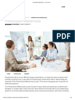 Presentation Masterclass - Course Gate PDF