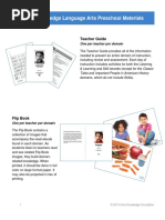 Pre k Visual Component Guide